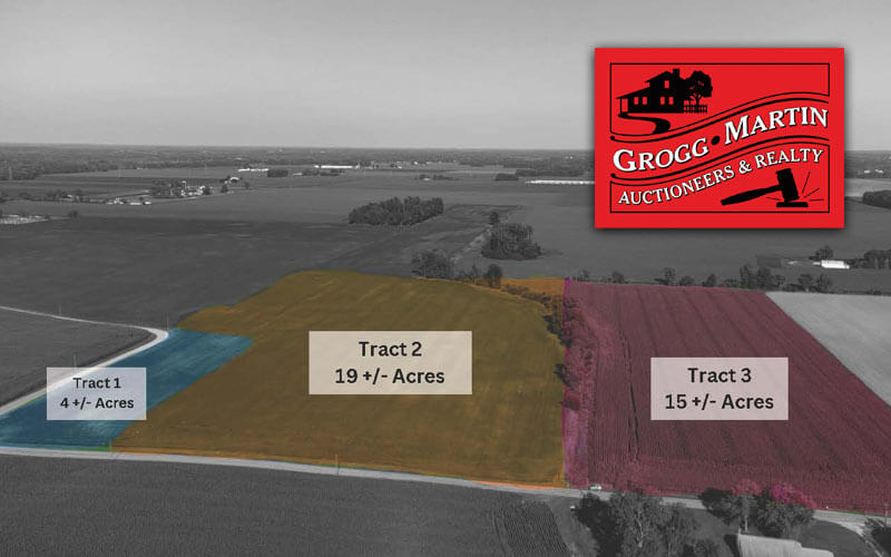 40 +/- Acres Selling in 4 Tracts, Wawaka, Indiana